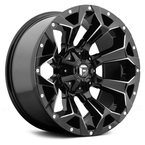 FUEL® - D576 ASSAULT 1PC Gloss Black with Milled Accents