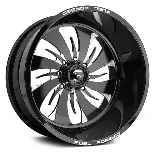 FUEL® - FF46 Gloss Black with Milled Accents