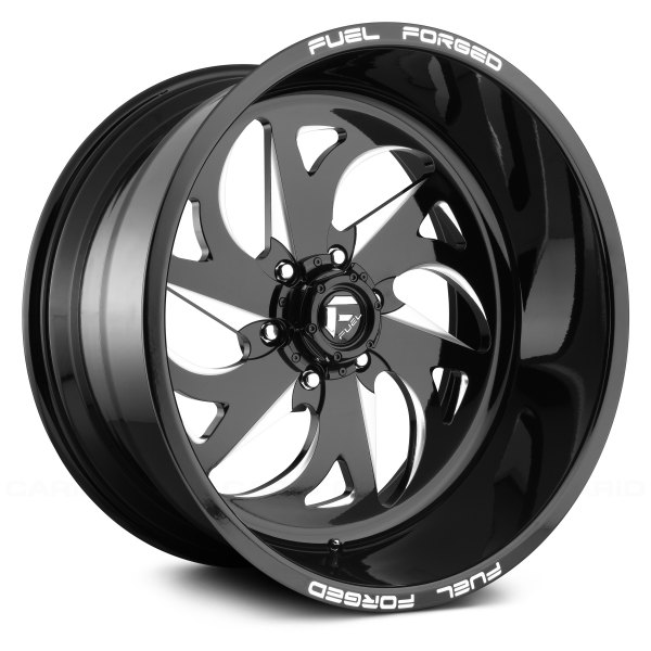 FUEL® - FF59 Gloss Black with Milled Accents 6 Lug