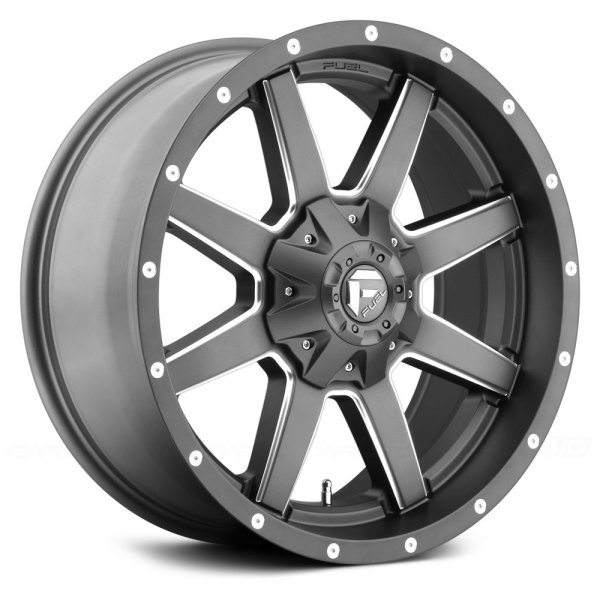 FUEL® - D542 MAVERICK 1PC Gunmetal with Milled Accents