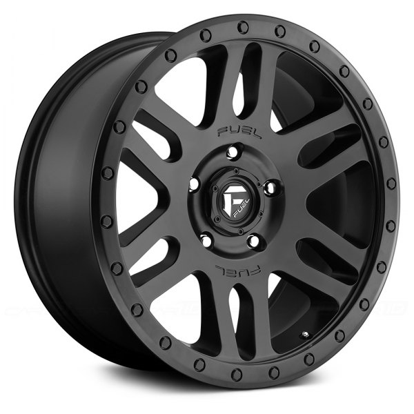 FUEL® D584 RECOIL 1PC Wheels - Matte Black Rims