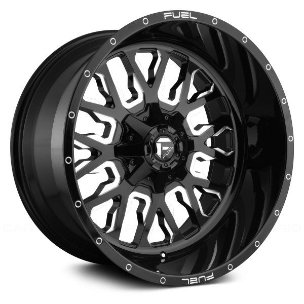 FUEL® - D611 STROKE 1PC Gloss Black with Milled Accents