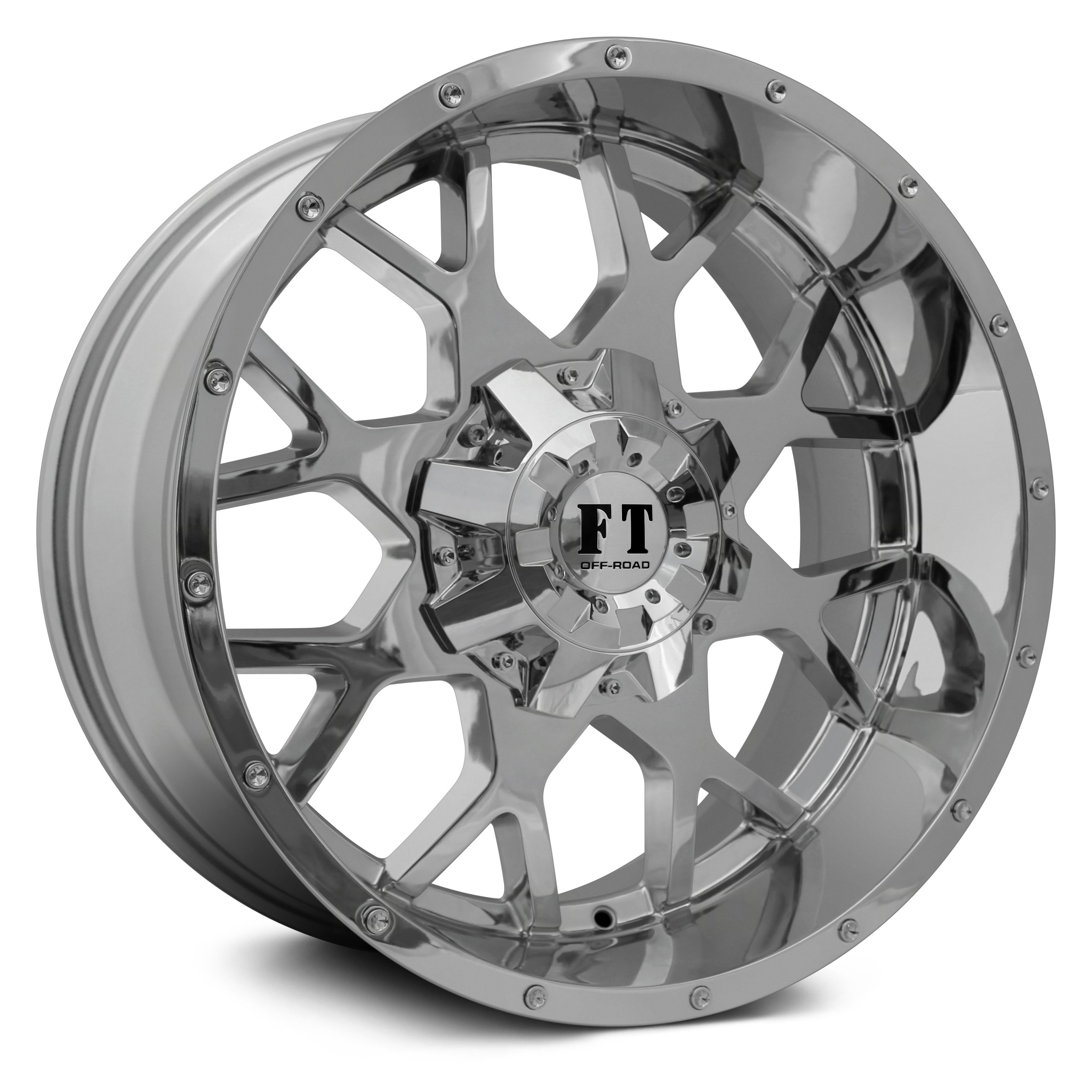FULL THROTTLE® FT0151 Wheels Chrome Rims
