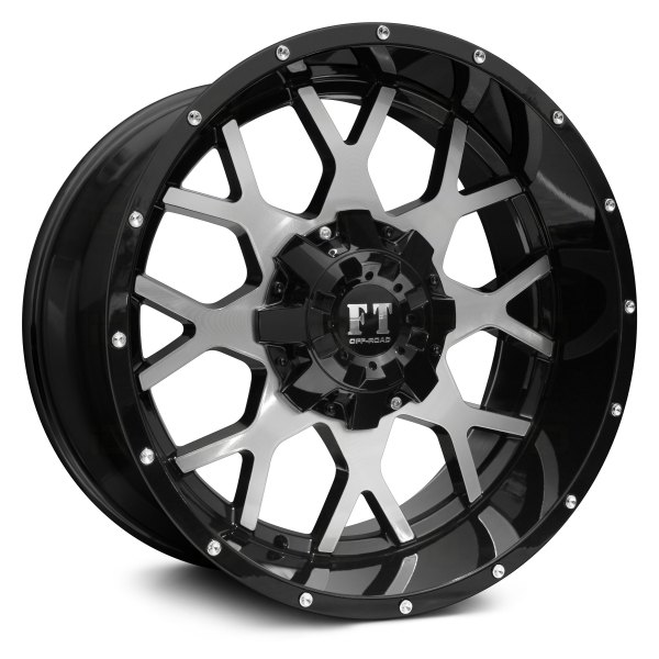 FULL THROTTLE® - FT0151 Gloss Black with Machined Face