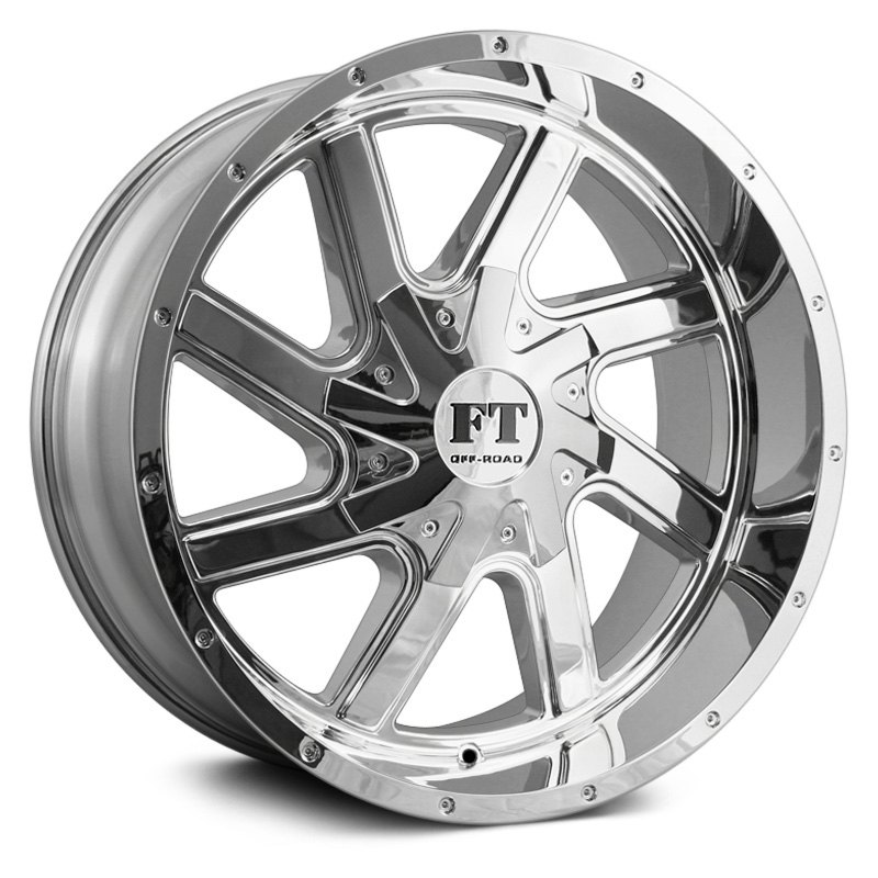 FULL THROTTLE® FT1 Wheels Chrome Rims