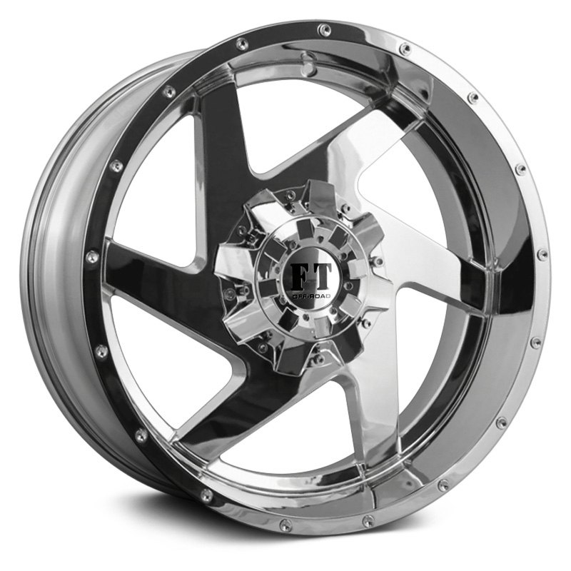 Full Throttle® FT6052 Wheels Chrome Rims 60521891011412712CH127