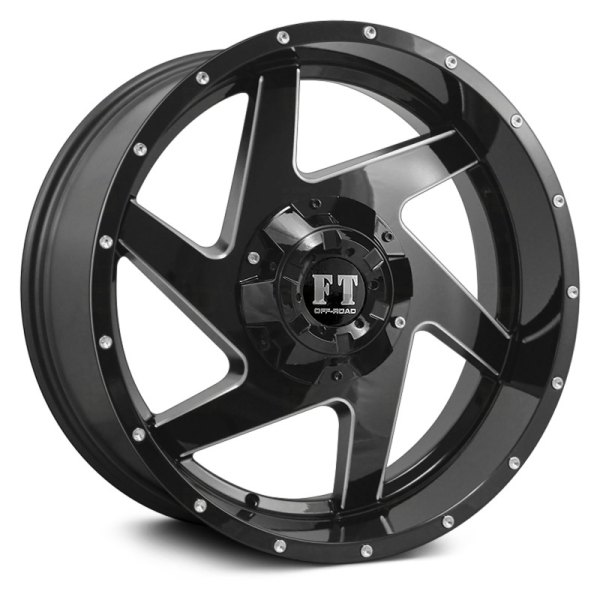 FULL THROTTLE® - FT6052 Gloss Black with Milled Accents
