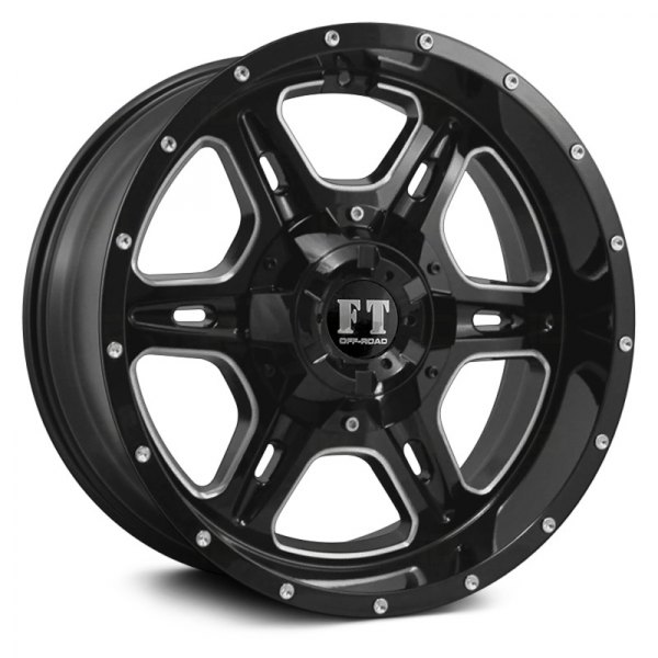 FULL THROTTLE® - FT6054 Gloss Black with Milled Accents