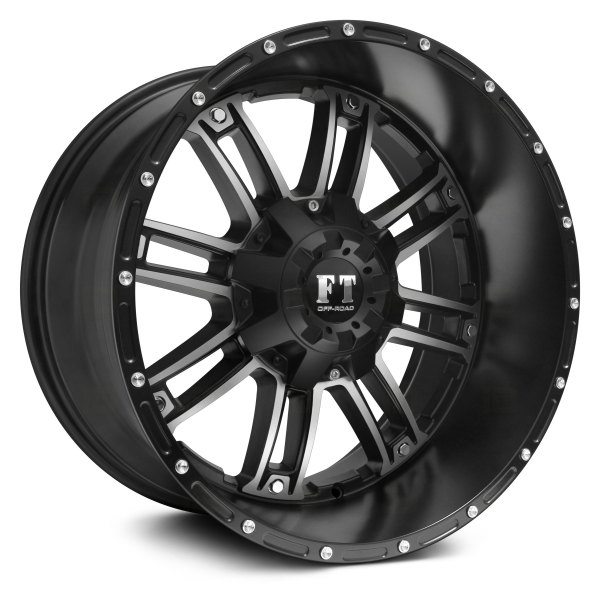 FULL THROTTLE® - FT8033 Satin Black with Machined Face