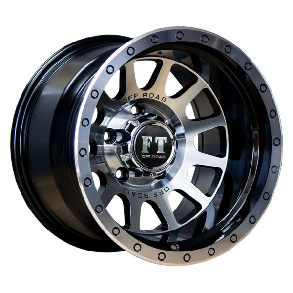 Full Throttle® - FT5092 Gloss Black with Machined Face