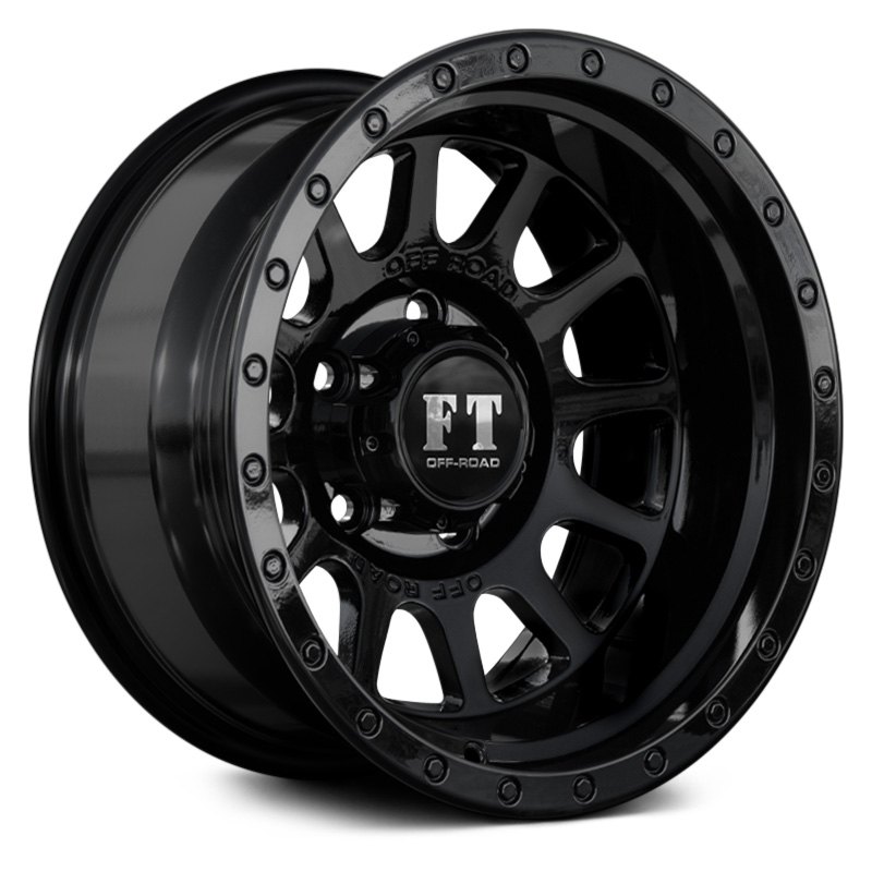 FULL THROTTLE® FT5092 Wheels - Gloss Black Rims