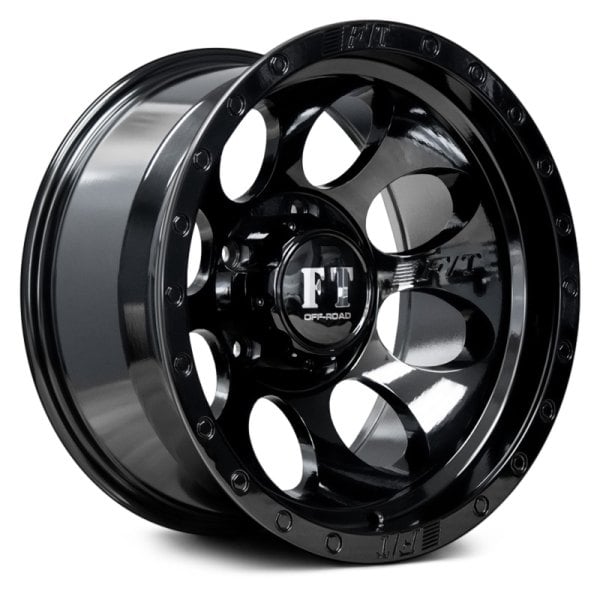 FULL THROTTLE® FT5096 Wheels - Gloss Black Rims FULL THROTTLE® FT5096 Wheels - Gloss Black Rims
