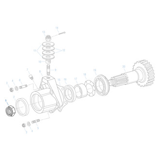 Fuller® - Manual Transmission Mainshaft Lock Nut