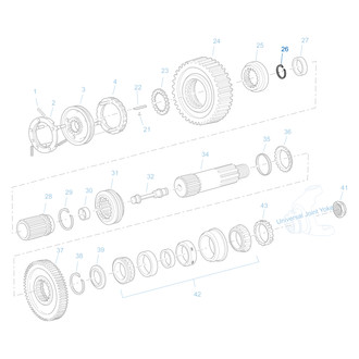 Fuller® - Manual Transmission Input Shaft Snap Ring