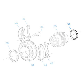 Fuller® - Manual Transmission Input Shaft Snap Ring