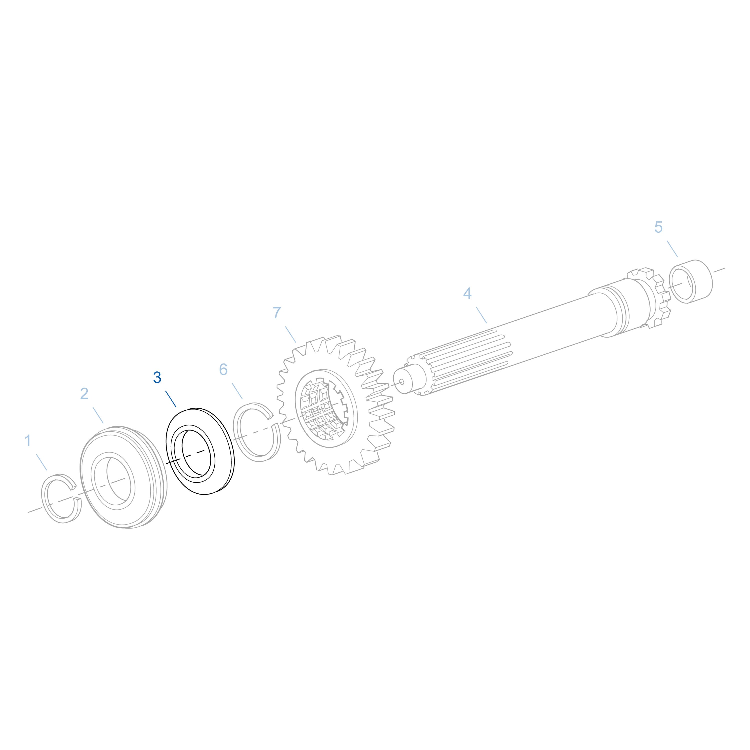 Fuller® 15971 Manual Transmission Input Shaft Spacer