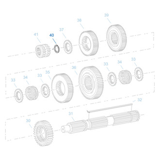 Fuller® - Manual Transmission Input Shaft Snap Ring