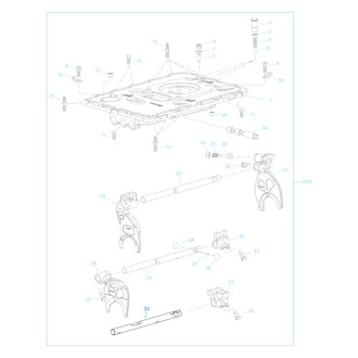 Fuller® - Manual Transmission Shift Fork Bar