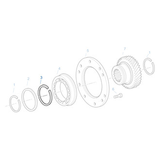 Fuller® - Manual Transmission Input Shaft Snap Ring