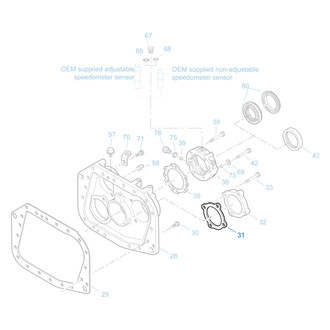 Fuller® - Manual Transmission Countershaft Gasket