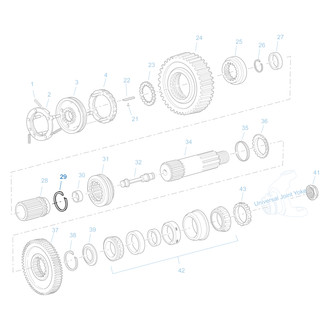 Fuller® - Manual Transmission Input Shaft Snap Ring