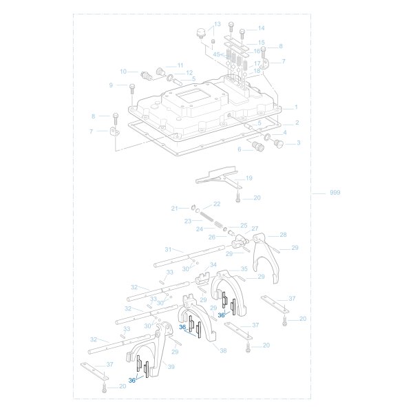 Fuller® - Manual Transmission Shift Fork Insert Set