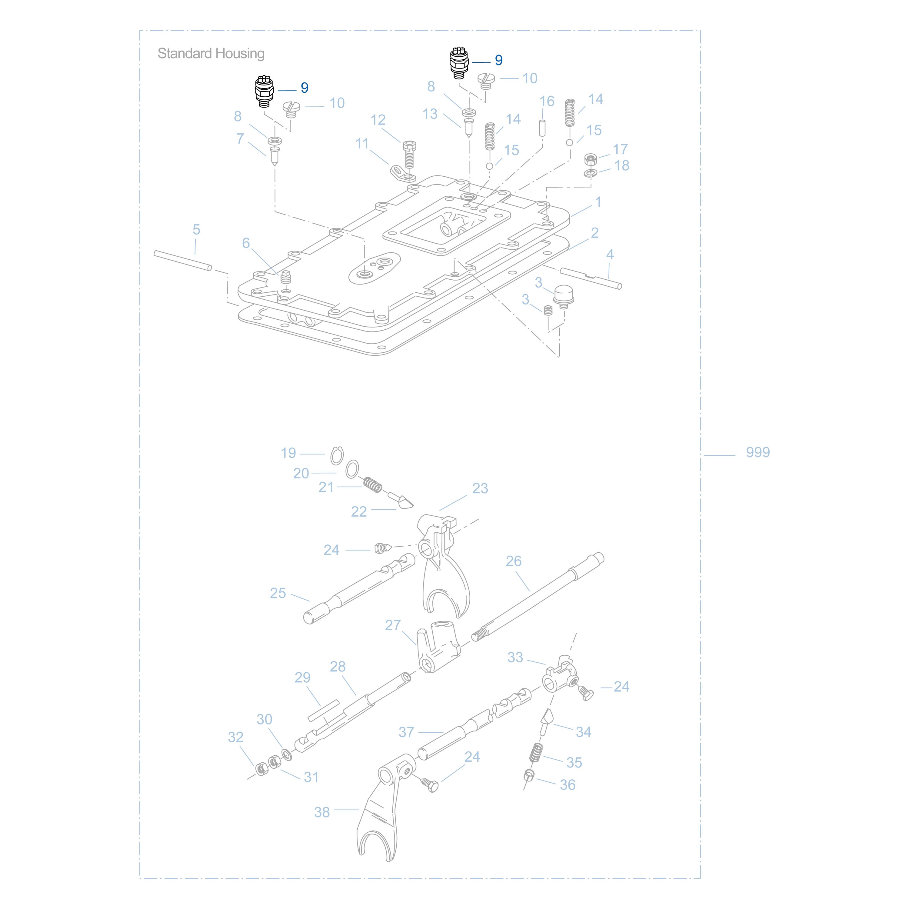 Fuller® 22940 BackUp Light Switch