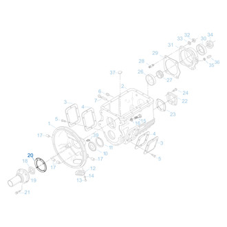 Fuller® - Manual Transmission Front Bearing Cover Gasket
