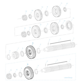 Fuller® - Manual Transmission Main Shaft