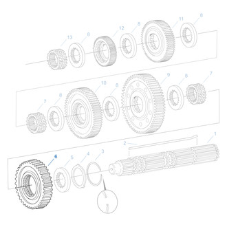 Fuller® - Manual Transmission Main Shaft