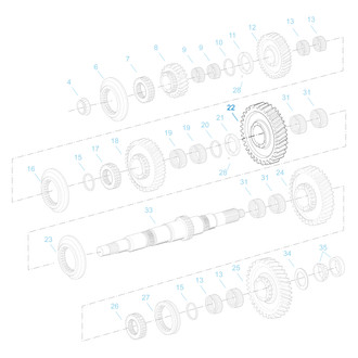 Fuller® - Manual Transmission Main Shaft