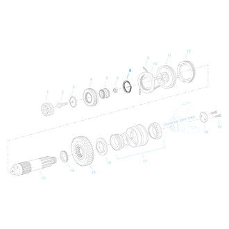 Fuller® - Manual Transmission Input Shaft Snap Ring