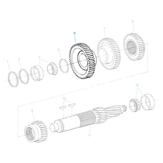 Fuller® - Manual Transmission Drive Gear Countershaft