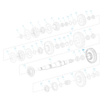 Fuller® - Manual Transmission Main Shaft