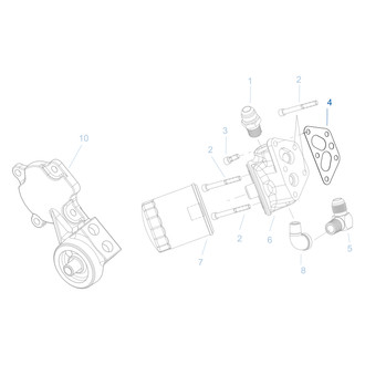 Fuller® - Manual Transmission Oil Filter Adapter Gasket