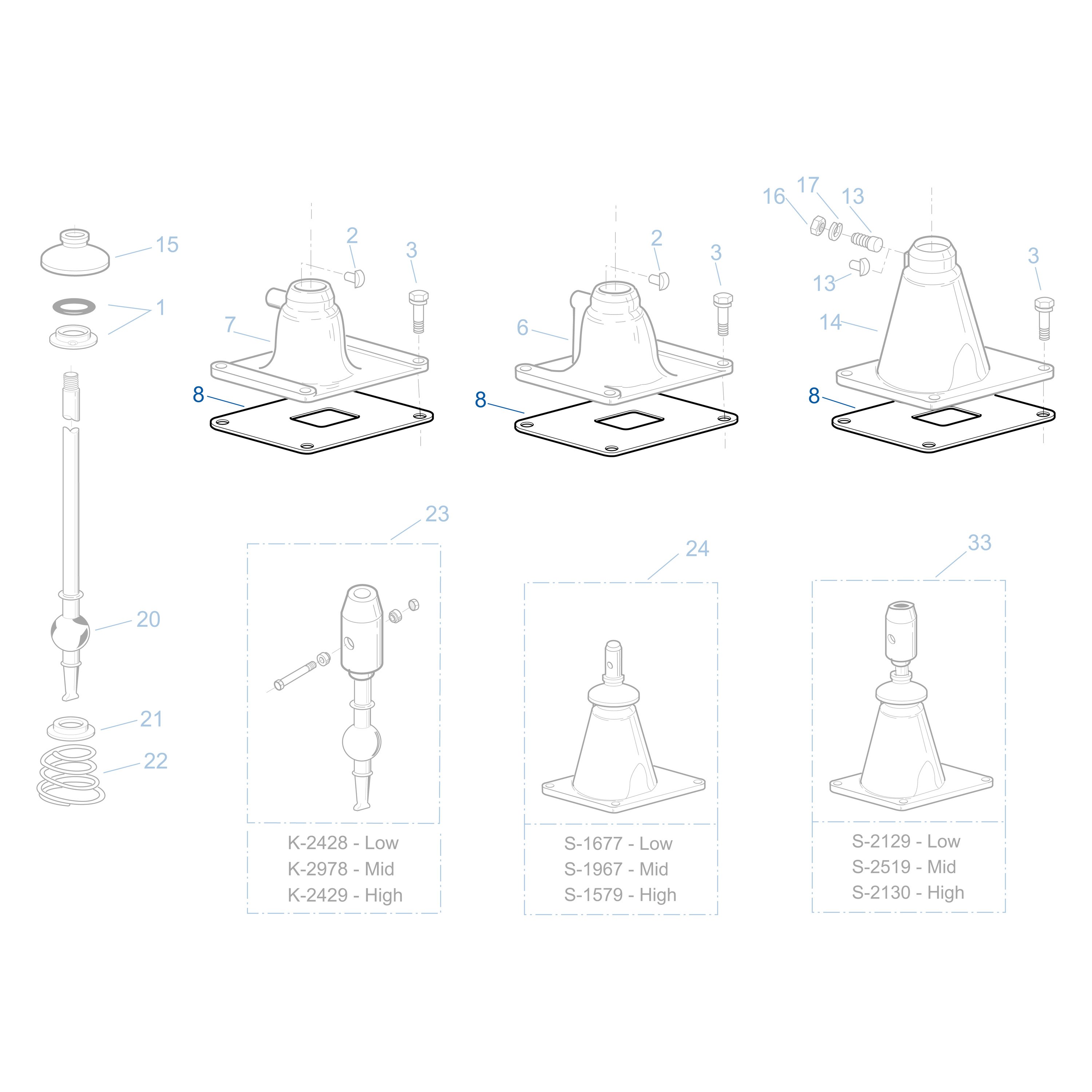 Fuller® 4305294 Manual Transmission Shift Tower Housing Gasket