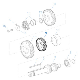 Fuller® - Manual Transmission Countershaft Kit