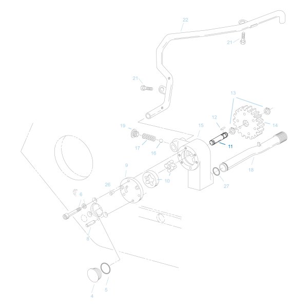 Fuller® K3367B Manual Transmission Oil Pump