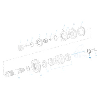 Fuller® - Manual Transmission Shift Fork Retainer Kit