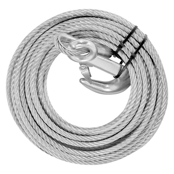 Fulton® - 50' L x 7/32" D Steel Winch Cable with Hook