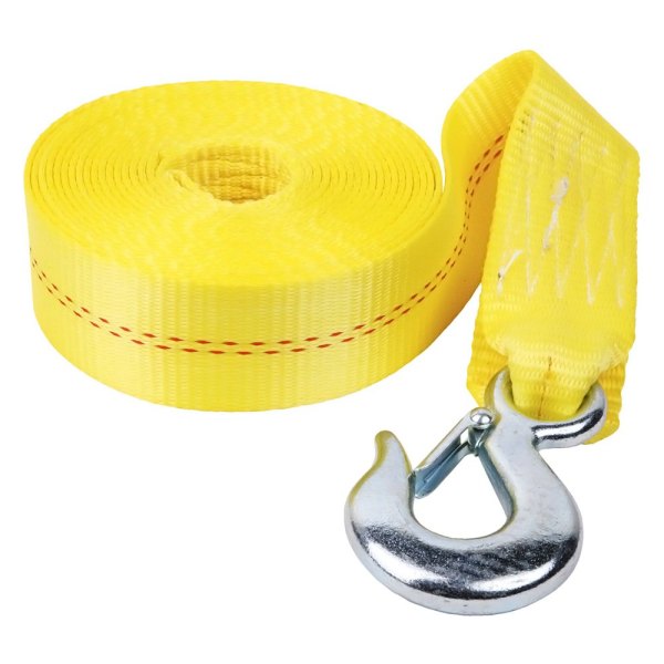 Fulton® - 20' L x 2" W Yellow Heavy-Duty Winch Strap with Hook