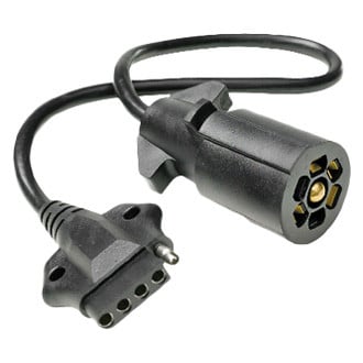 FulTyme RV® - 18" 7-Way Round to 5-Way Flat Adapter