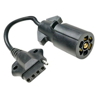 FulTyme RV® - 8" 7-Way Round to 5 Way Flat Adapter