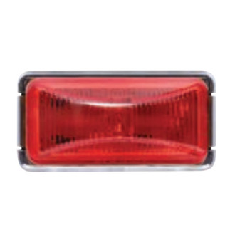 FulTyme RV® - Mini Sealed 2.5" Red Rectangular LED Clearance Marker Light