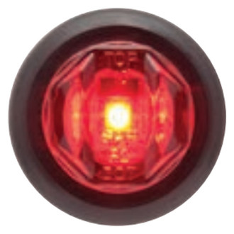 FulTyme RV® - Mini Sealed 0.75" Red Round LED Clearance Marker Light