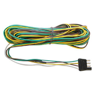 FulTyme RV® - 4-Way Flat Connector for Trailer Side with Separete Tail Light Wires