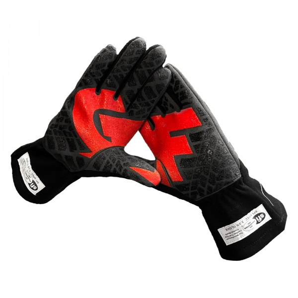 G-Force Racing Gear® - G7 Series Black Aramid with Silicon Printing S Racing Gloves