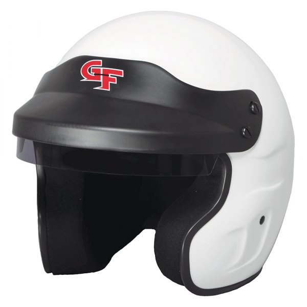 G-Force Racing Gear® - GF1 2021 Series White Composite M Racing Helmet