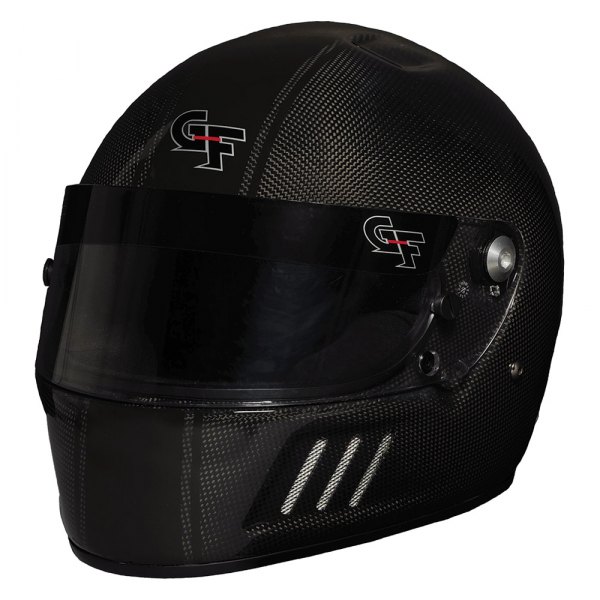 G-Force Racing Gear® - CF3 Series Black Carbon XL Full Face Racing Helmet