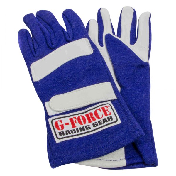 G-Force Racing Gear® - G5 Series Blue XS Racing Gloves